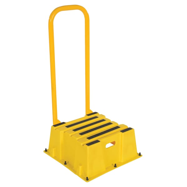 1 Steps, 50 Overall Height, Polyethylene, Yellow